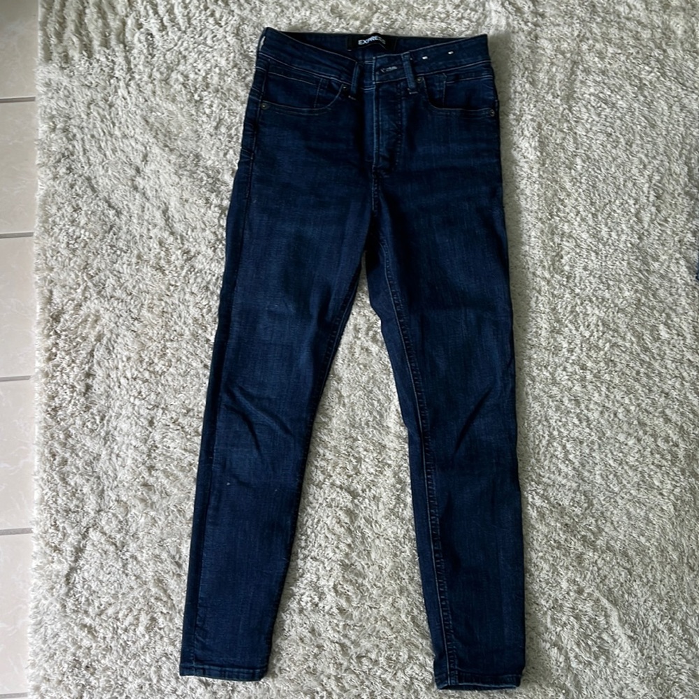 EXPRESS stretch jean “ankle legging”